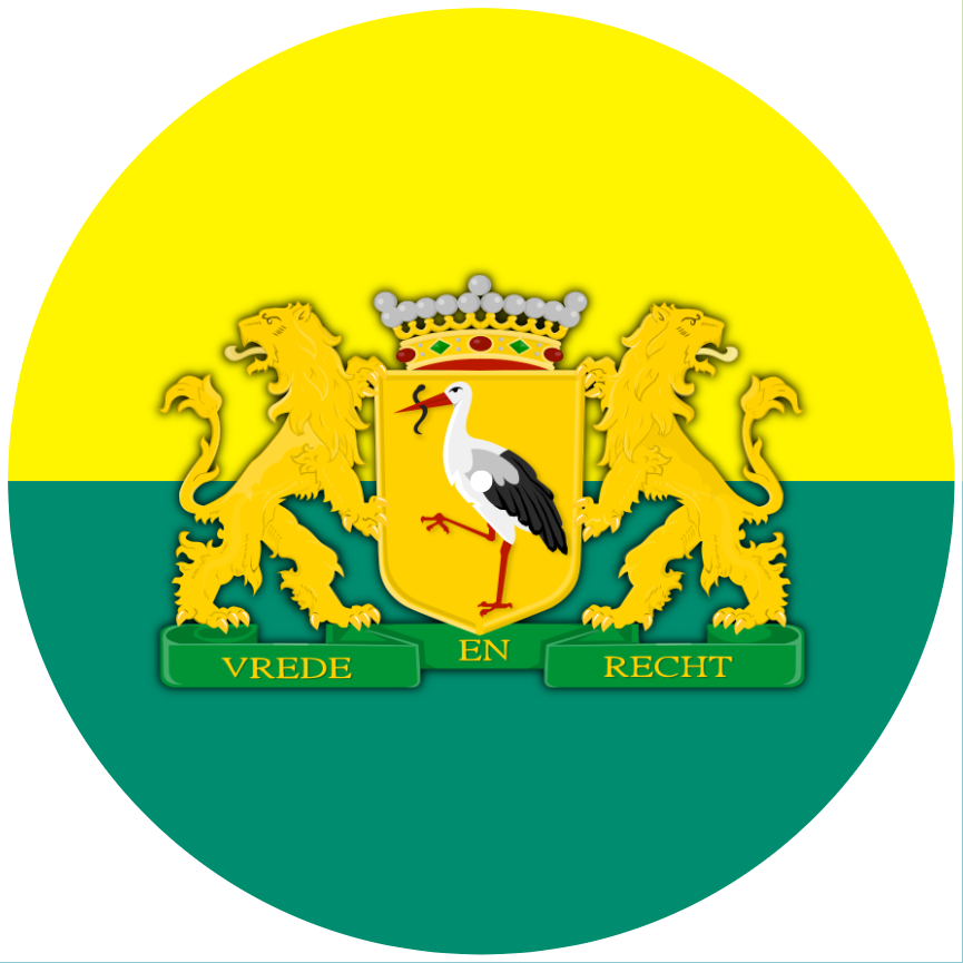 Vlag van Den Haag op slipmat