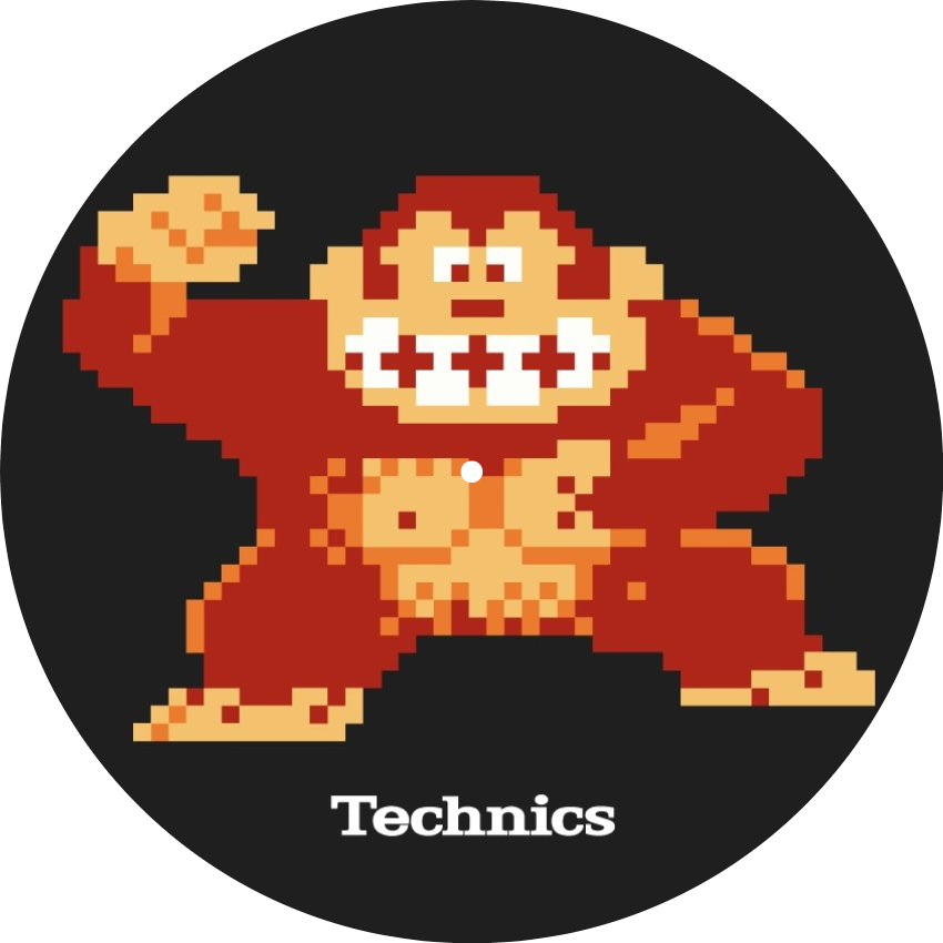 Technics 'Donkey Kong' slipmat