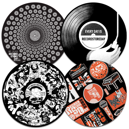 RSD slipmatten-pakket - Slipmatten van RSD 2019 tm 2022