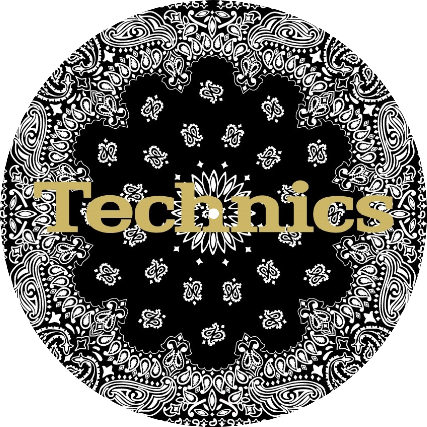 (Set van 20 of 50 stuks) Technics 'Bandana 1' slipmatten