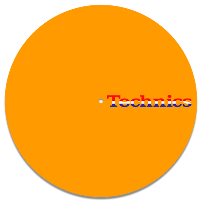 Technics <3 Oranje slipmat (12")
