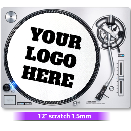 Bedrukte slipmat 12" (scratch)