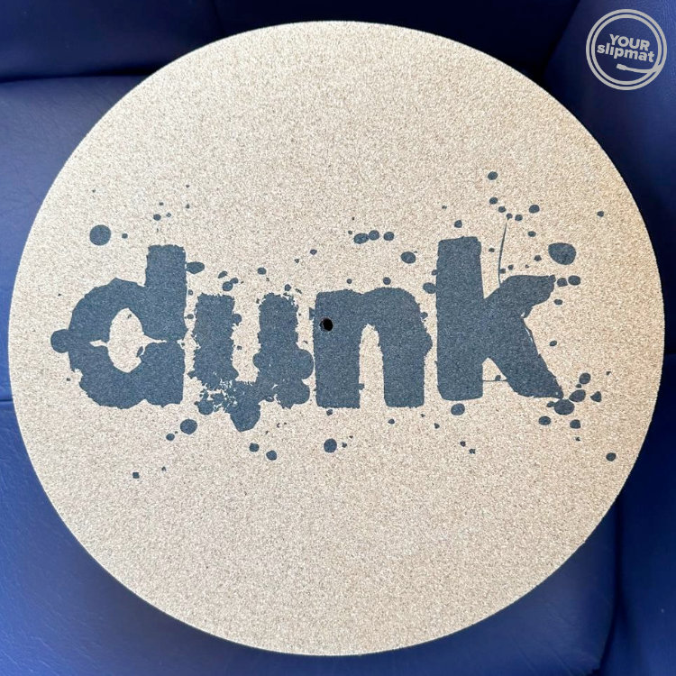 Bedrukte slipmat kurk 12"