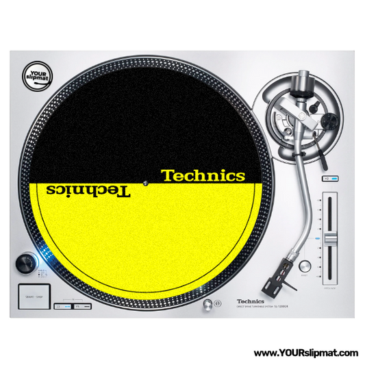 (Set van 20 of 50 stuks) Technics x Yellow & Black slipmatten