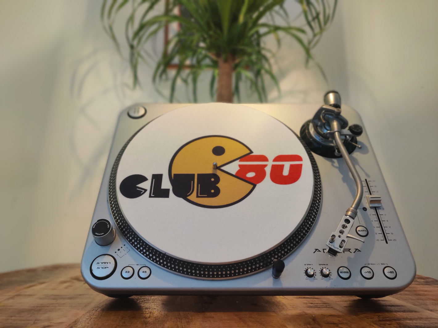 Custom slipmat 12inch vilt alround bedrukt