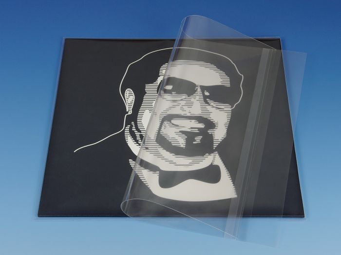 20x transparant sealtje met plakstrip voor LP's of slipmatten